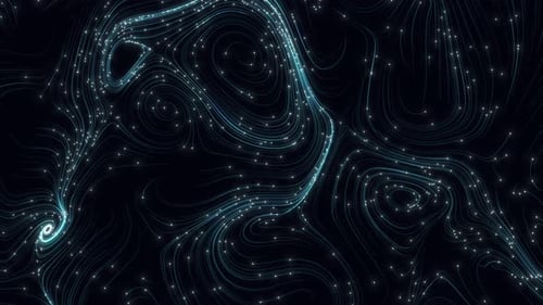 Collection Nano : élément de transition en boucle animé composé de flèches floues multicolores au néon avec des chiffres mo