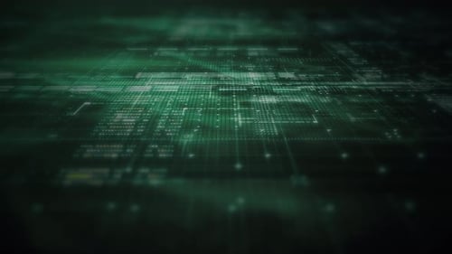 Matrix-Display-Informationsnetzwerksimulation 11