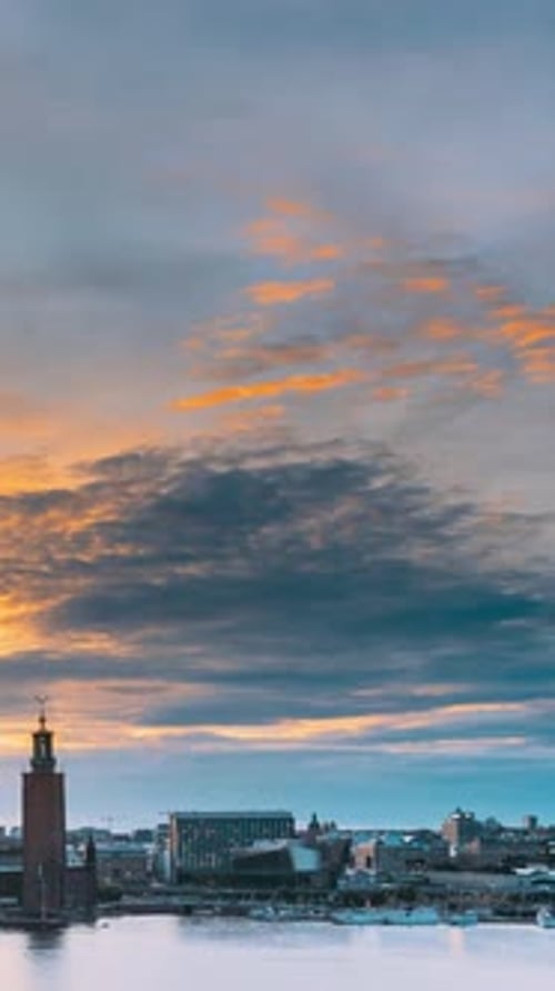 Stockholm Sweden Skyline Cityscape Famous