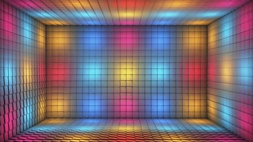 Transmita cubos iluminados piscantes pulsantes de alta tecnologia Room Stage 14