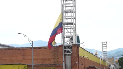 Colombian flag raised on Independence Day