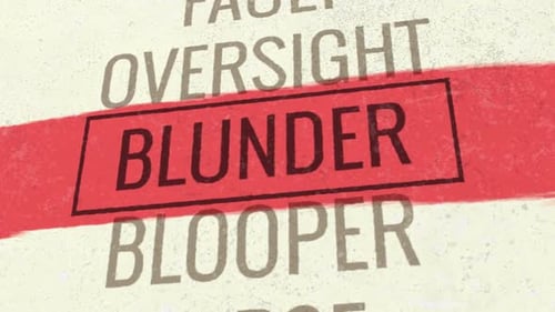 Animation de titre défilant en 3D Blunder