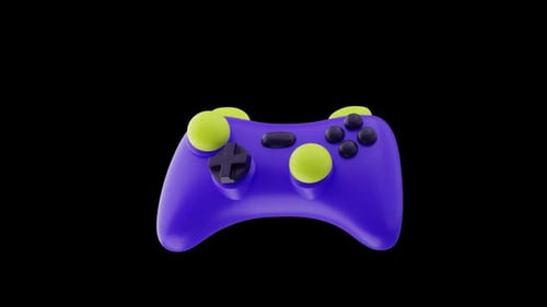 Animated 3D Game Controller Rotation