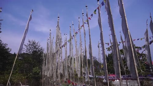 Often you must have seen colourful flag at leh Ladakh and Buddhists monasteries. This flag are calle