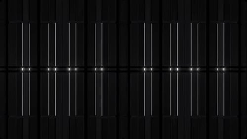 Pulsing Neon Vertical Light Lines Animation