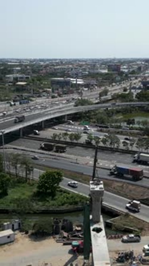 A Multilane Traffic Jam As Seen From the Sky