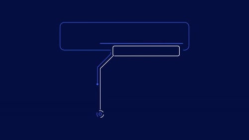 Infographic Element Animated Callout Box with a Bent Line at the Bottom