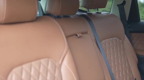 Close Up of Interior Car Seat Design