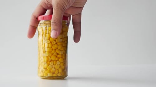 Canned Sweet Corn Close Up