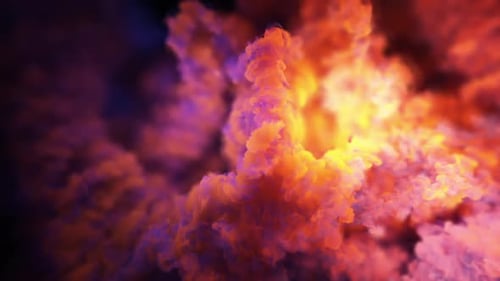 Abstraktion zum Thema des kosmischen Nebels und der Geburt neuer Universen