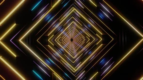 3d render, retrowave VJ futuristic cinematic background, endless loop