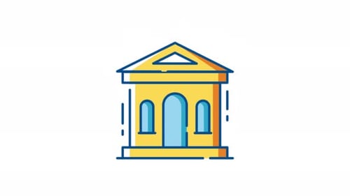 Bank Services 2D Motion Graphics Animation