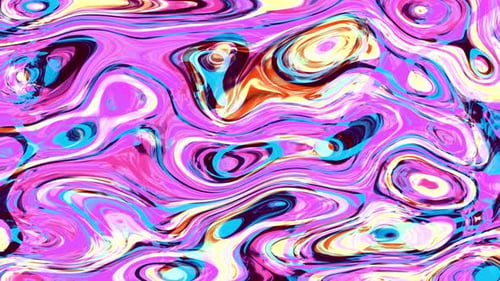 Vibrant Abstract Fluid Liquid Swirl Background Animation
