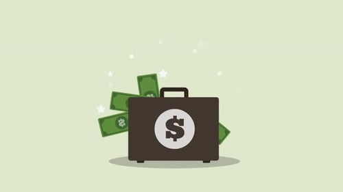 Suitcase With Money 4K
