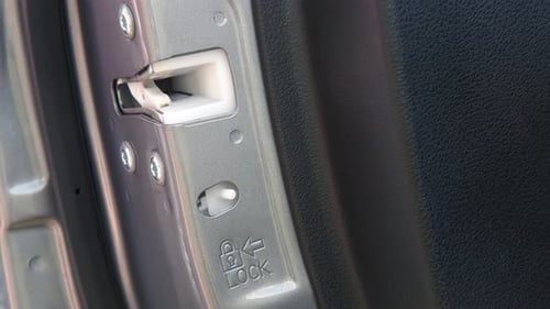 Female By Child Door Lock in Car