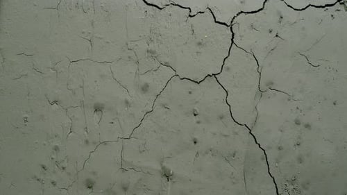 Grunge Texture Animation of Cracking Dry Earth