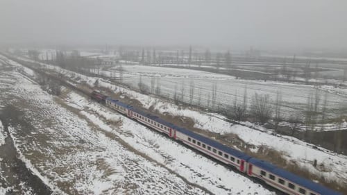Passenger Train Crossing