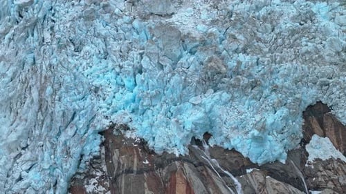 Drone shot of Boyabreen Glacier in Norway shows dramatic melt tied to climate change