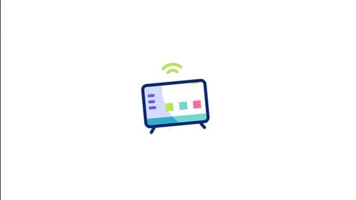 Smart Tv Animated Icon