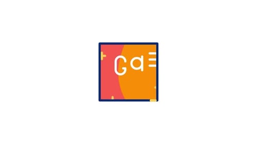 Vibrant Geometric Logo Reveal Title Card Animation