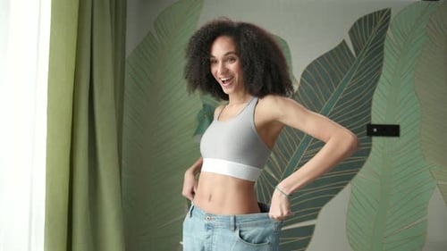 Happy Woman After Weight Loss