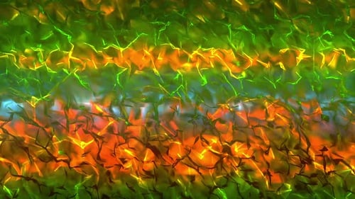 Abstract Dynamic Shimmering Color Flow Background Loop