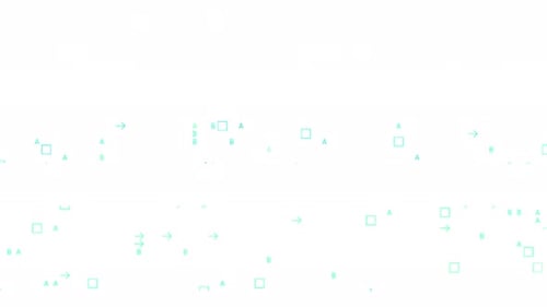 Corruption Collection: animación de transición de datos del efecto de falla de formas y bandas parpadeantes