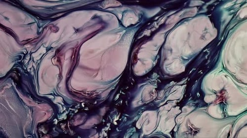 Abstract Ink Paint Diffusion Shapes Of Spread 169