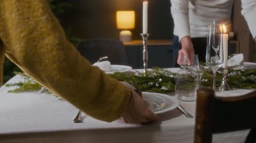 Setting a Festive Holiday Dining Table