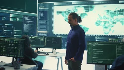 IT Professionals Working in a Technology Office