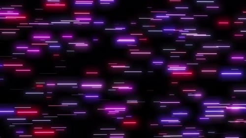 Abstract Neon Glowing Speed Lines Background