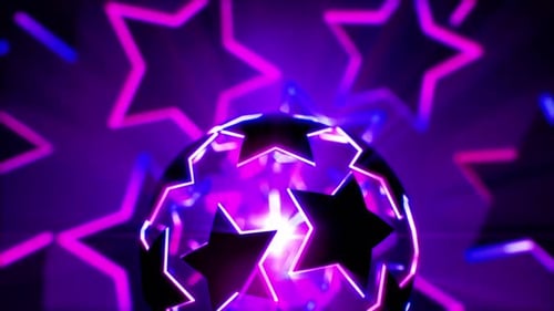 Star Lights Disco-Hintergrund