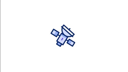 Satellite Animated Icon