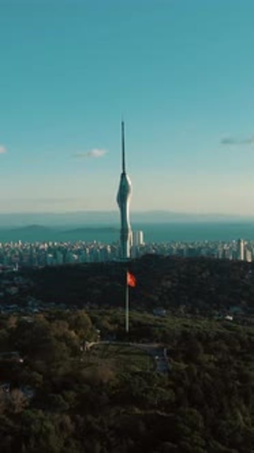 Uhd Turkey Flag Waving On Isolated Background