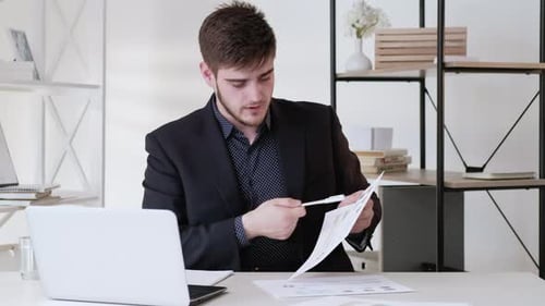 Online Business Analytics Video Conference Man