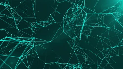 Futuristic Digital Plexus Network Background Animation