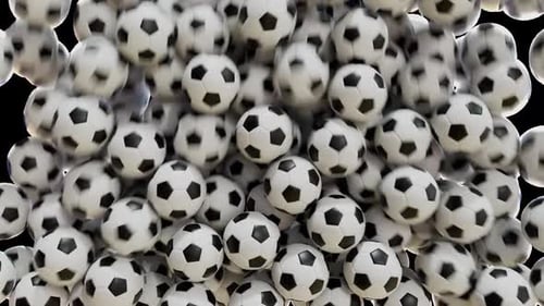 3D Wipe Transition Soccer Balls