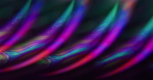 Colorful Abstract Background with Dynamic Wavy Pattern
