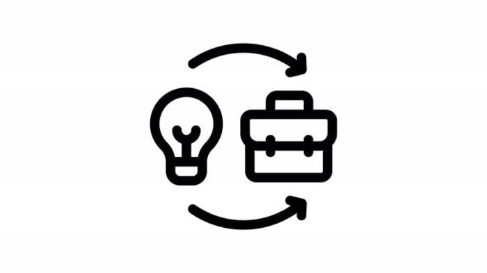 implementation line icon animation, Elements Motion Graphics ft ...