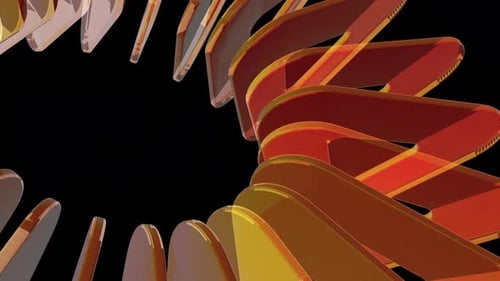 Abstract Geometric Spiral Tunnel Loop Background