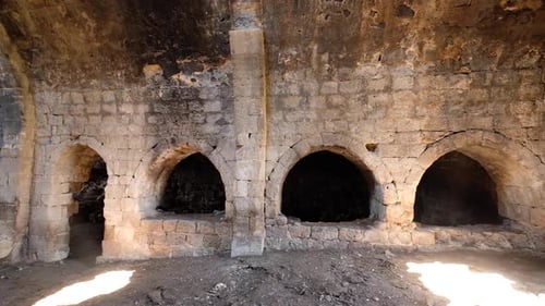 Inside View Of The Historical Inn Ruins