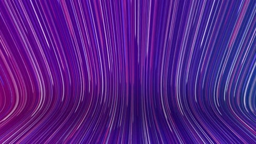 Abstract Curving Lines Data Stream Background Loop