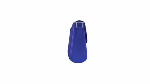 Elegant Blue Handbag 3D Rotating Animation