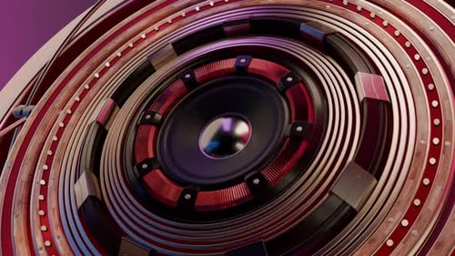 Futuristischer Audiolautsprecher
