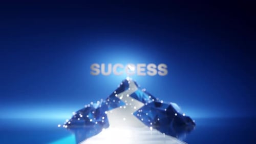 Concept de réussite, vision, mission, stratégie, succès