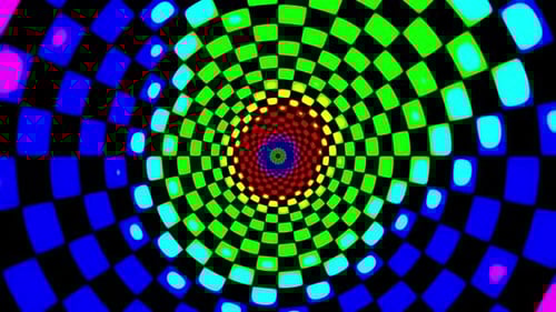 VJ Dance Colorful Looping Gradient Background For for Music Festival, Bar and Night Club 3d render