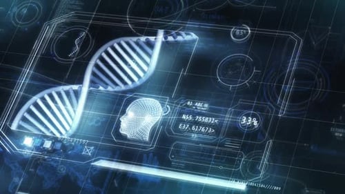 An Animation Of Working With A DNA Chain
