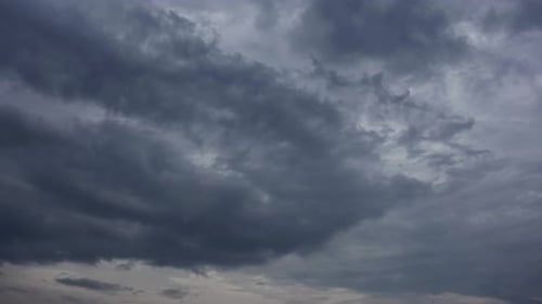 Storm Clouds Moving Quickly Across the Sky