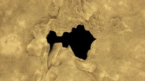 Smooth Sand Center Wipe Transition on Alpha
