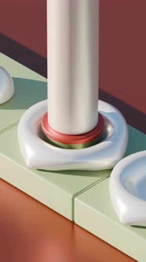 Inflating Abstract Shape 3D Loop